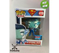 Funko Pop Superman (Blu) #419 - 2021 Fall Convenzione Edizione Limitata - Nuovo