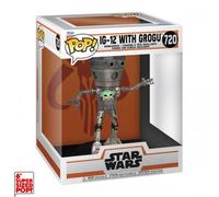 Funko POP SW The Mandalorian: IG-12 w/Grogu (720) DLX