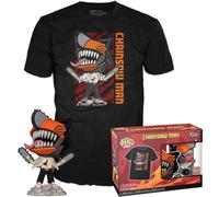 Funko Pop & Tee: Chainsaw Man Leaping, Large Maglietta a Maniche Corte e figure