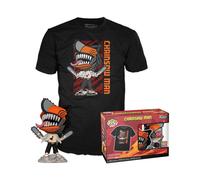 Funko Pop & Tee: CSM - Chainsaw Man Leapingv - Small - T-Shirt, Maglietta Vesti