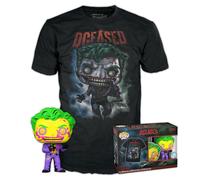 Set Figura Pop & Tee Dc Comics Joker Funko Taglia L