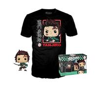 Demon Slayer Tanjiro Kamado + T-Shirt (Taglia L) POP & Tee Vinyl Figure FUNKO