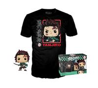 Demon Slayer Tanjiro Kamado + T-Shirt (Taglia S) POP & Tee Vinyl Figure FUNKO