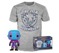 Funko Pop!&Tee: Guardians Of The Galaxy - Drax - Large - (L) - Hot Christmas - T-Shirt, Maglietta - Vestiti con Figura in Vinile da Collezione - Idea Regalo - Giocattoli e Top a Maniche Corte Uomini