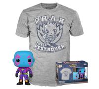Funko Pop!&Tee: Guardians Of The Galaxy - Drax - Large - (L) - Hot Christmas - T-Shirt, Maglietta - Vestiti con Figura in Vinile da Collezione - Idea Regalo - Giocattoli e Top a Maniche Corte Uomini