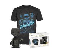 Funko Pop! & Tee: Harry Potter - Dementor - Glitter - Large - (L) - T-Shirt, Maglietta - Vestiti con Figura in Vinile da Collezione - Idea Regalo - Giocattoli e Top a Maniche Corte per gli Adulti