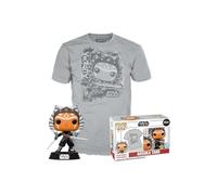 Funko POP & Tee: Mandolorian - Ahsoka Tano - Leuchtet Im Dunkeln - M - Star War