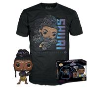 Funko Pop! & Tee: Marvel - Black Panther Shuri - Large - (L) - T-Shirt, Maglietta - Vestiti con Figura in Vinile da Collezione - Idea Regalo - Giocattoli e Top a Maniche Corte per gli Adulti Uomini