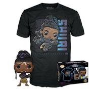 Funko Pop! & Tee: Marvel - Black Panther Shuri - Large - (L) - T-Shirt, Maglietta - Vestiti con Figura in Vinile da Collezione - Idea Regalo - Giocattoli e Top a Maniche Corte per gli Adulti Uomini