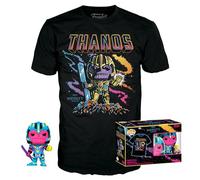 Marvel: Black Light - Pop Funko & Tee Box Thanos 9cm (t-shirt S) Funko Gadget