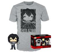 Funko Pop! & Tee: My Hero Academia (MHA) - Shota Aizawa - Extra Large - (XL) - T-Shirt, Maglietta - Vestiti con Figura in Vinile da Collezione - Idea Regalo - Giocattoli e Top a Maniche Corte Uomini