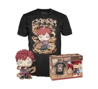 Funko Pop! & Tee: Naruto - Gaara - Si Illumina Al Buio - M - Naruto Shippuden - T-Shirt, Maglietta - Vestiti con Figura in Vinile da Collezione - Idea Regalo - Giocattoli e Top a Maniche Corte Uomini