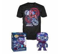 Funko POP! Tee (XL) Marvel: Captain America EXM Art Series