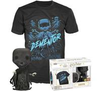 Funko Pop+Tees Harry Potter Statuetta Dementor (Glows In The Dark) - T-Shirt M