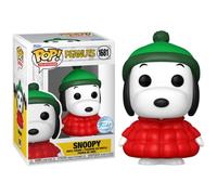 Funko Pop! Animation: Peanuts - Snoopy in Coat - Probabilità di 1/6 per la Variante Chase - Classic Peanuts - Figura in Vinile da Collezione - Idea Regalo - Merchandising Ufficiale - Cartoons Fans