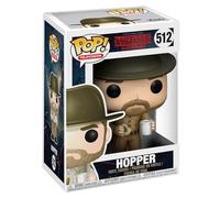 Funko Pop! Television: Stranger Things - Jim Hopper With Donut - 1/6 Odds For Rare Chase Variant- Figura in Vinile da Collezione - Idea Regalo - Merchandising Ufficiale - TV Fans