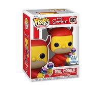 Funko Pop! The Simpsons Evil Homer Vinyl Figure, 11 cm, Maracas, Esclusivo