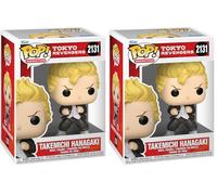 Funko POP! Tokyo Revengers - Takemichi Hanagaki (1 in 6 Chase Chance) (Confezione da 2)