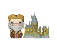 Funko Pop! Town: HP Anniversary - Albus Dumbledore With Hogwarts - Albus Silente - Harry Potter- Figura in Vinile da Collezione - Idea Regalo - Merchandising Ufficiale - Movies Fans