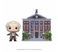 Funko Pop! Town: Back To The Future Doc Brown W/Clock Tower #15