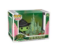 Funko Pop Town: Wicked - Elphaba w/Emerald City - Figura in Vinile da Collezion