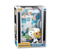 Funko Pop! Trading Cards: Justin Herbert - NFL + Panini - Figura in Vinile da Collezione - Idea Regalo - Merchandising Ufficiale - Giocattoli per Bambini e Adulti - Sports Fans