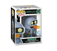 Funko POP! TV: Futurama - Bender - Probabilità di 1/6 per la Variante Chase - Si Illumina Al Buio - Figura in Vinile da Collezione - Idea Regalo - Merchandising Ufficiale - TV Fans