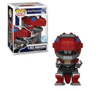 Funko Pop! Tv: Mighty Morphin Power Ranger 30th - Red Zord (Exc) Figura in vinile da collezione - Idea regalo - Merchandise ufficiale - Giocattoli per bambini e adulti - Figura modello per