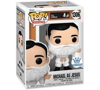 Funko POP! TV: The Office - Michael Jesus As Jesus - Esclusiva Amazon - Figura in Vinile da Collezione - Idea Regalo - Merchandising Ufficiale - Giocattoli per Bambini e Adulti - TV Fans