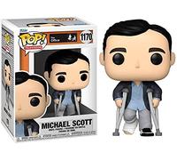 Funko Pop! TV: The Office - Michael Scott Standing With Crutches- Figura in Vinile da Collezione - Idea Regalo - Merchandising Ufficiale - Giocattoli per Bambini e Adulti - TV Fans