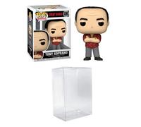 Funko POP! TV: The Sopranos Tony Soprano Bundled with a Byron Attic Pop Protector