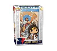 Funko Pop! Vinyl Comic Cover: Wonder Woman 80th - Wonder Woman - (Rebirth) On Throne - DC Comics- Figura in Vinile da Collezione - Idea Regalo - Merchandising Ufficiale - Comic Books Fans
