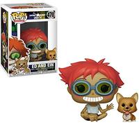 Funko POP! Vinyl: Cowboy Bebop: Edward Wong Hau Pepelu Tivrusky IV & Ein, Multi - Figura in Vinile da Collezione - Idea Regalo - Merchandising Ufficiale - Giocattoli per Bambini e Adulti - Anime Fans
