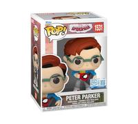 Funko Pop! Vinyl Figure, Spider-Man Peter Parker #1531, Entertainment Earth Exclusive, serie animata Marvel, 10 cm