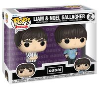 Funko Pop! Rocks: Oasis - Liam & Noel Gallagher 2 Pack - Figura in Vinile da Collezione - Idea Regalo - Merchandising Ufficiale - Giocattoli per Bambini e Adulti - Music Fans