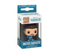 Funko Pop! Keychain: Fantastic Four 2025 - Mr.Fantastic - Mini Figura in Vinile da Collezione Novità Portachiavi - Riempitivi per Calze - Idea Regalo