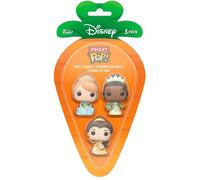 Funko Portachiavi Pocket Disney Carrot Princesas Cenicienta Tiana Bella