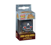 Funko Portachiavi Pop! Marvel Zombies Captain America Vinyl Display 4 Cm