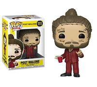 Funko Post Malone in tuta con coppa rossa + Pop Protector: Pop! Rocks Vinyl Figure (set regalo in bundle con scatola protettiva ToyBop Brand Box Collector)