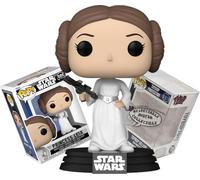 Funko Principessa Leia con panini e blaster #595/67535 + ToyBop Protector: Star Wars Classics Retro Pop! Figura (Bundled con custodia protettiva pop set regalo)
