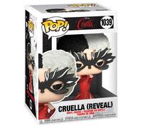 POP Disney: Cruella - Cruella in Red Dress, Multicolor, 3.75 inches