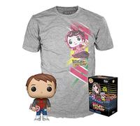 Funko - Set Figura Pop & tee Ritorno al Futuro Marty Exclusive Bambole azione, Multicolore (136820)