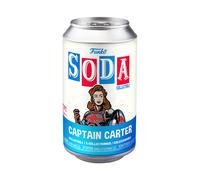 Funko Vinyl SODA: Marvel What If - Captain Carter (1 in 6 Chase Chance) | Gadget Ufficiale Owned IP - Personaggio in Vinile da Collezione - Idea Regalo Compleanno per Fan e Collezionisti