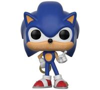 FUNKO - Sonic Il Riccio Pop Games Vinile Figura Sonic Con Cerchio 9 Cm