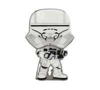 Funko Star Wars Large Enamel Pin - First Order Jet Trooper White | Gadget Ufficiale Fantascienza - Giocattolo da Collezione - Idea Regalo Compleanno per Fan e Collezionisti