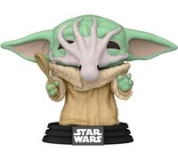 funko star wars - the mandalorian - pop vinyl figure 469 grogu w/chowder squid 9cm ga excl
