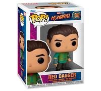 Funko POP! Marvel: Ms. Marvel - Red Dagger - Figura in Vinile da Collezione - Idea Regalo - Merchandising Ufficiale - Giocattoli per Bambini e Adulti - TV Fans - Figura da Collezione e da Esposizione