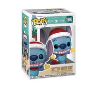 Funko Statuina Con Cappello Festivo Disney Stitch 9 Cm