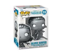 Funko Statuina Surfista Primi Passi I Fantastici Quattro Argento Marvel 9 Cm