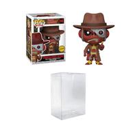 Funko Stranger in a Strange Land Eddie - Iron Maiden Chase in bundle con un Byrons Attic Pop Protector